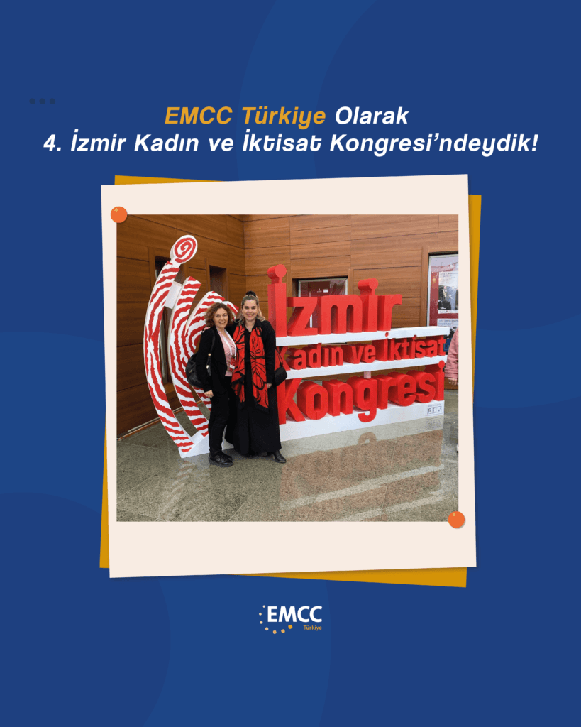 EMCC Türkiye Olarak 4. İzmir Kadın ve İktisat Kongresi’ndeydik! Kadınların ekonomik hayattaki rolünü güçlendirmek, sürdürülebilir kalkınmaya katkı sağlamak ve iş dünyasında fırsat eşitliğini desteklemek için İzmir Kadın ve İktisat Kongresi’ne katıldık.Bu değerli platformda, kadın liderliği, kapsayıcı ekonomi ve koçluğun dönüşüm gücü üzerine görüşlerimizi paylaştık. Kadınların iş hayatındaki varlığını artırmak ve güçlendirmek için çalışmaya devam edeceğiz!