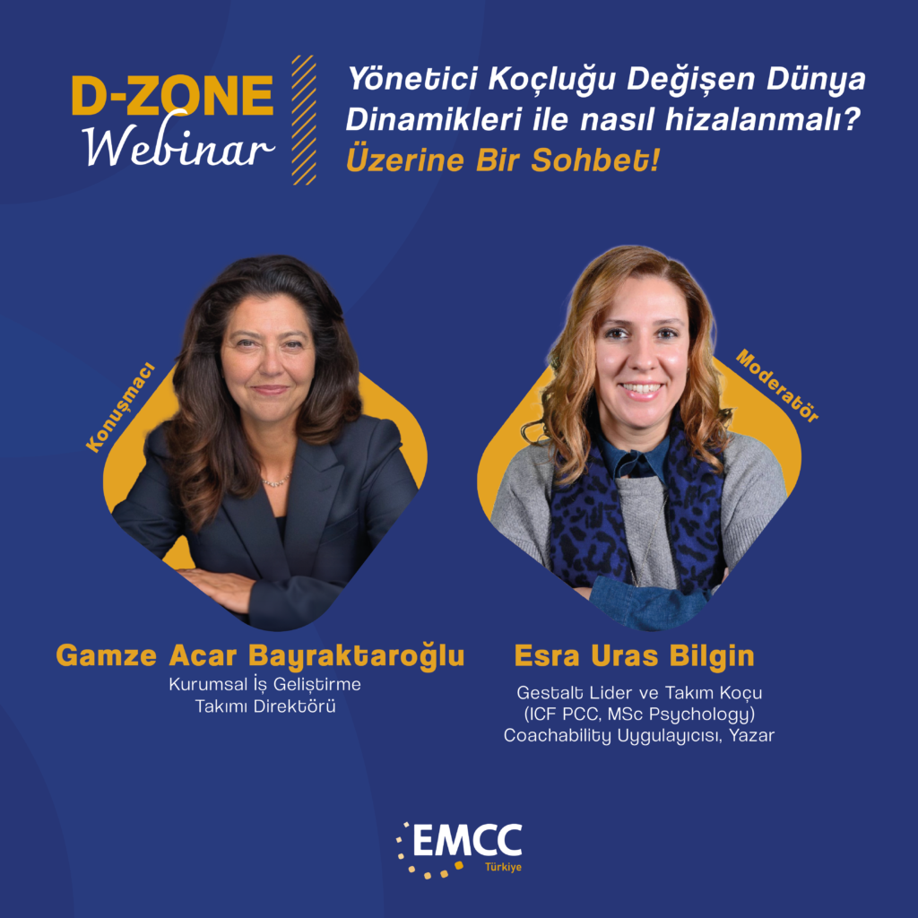 🌟 🎙️ Eşarj’da LiderlikleGelen Dönüşüm Üzerine İlham Verici Bir Sohbet✨

Eşarj'ın Dönüşüm Kodlarını Çözüyoruz!

Bir şirket sadece teknolojisiyle değil, liderinin vizyonuyla büyür. Peki, Türkiye'nin elektrikli şarj istasyonları devinde, liderlikle gelen dönüşüm süreci nasıl işledi? EMCC Türkiye olarak CEO Talks serimize güçlü bir başlangıç yapıyoruz!

İnsan ve Kültür Bölüm Başkanlığı'ndan CEO koltuğuna geçen Yakup Aydilek, Eşarj'ın büyüme yolculuğunda liderliğin dönüştürücü gücünü anlatacak. Sadece iş sonuçlarını değil, insana ve kültüre dokunarak gelen başarının formülünü, EMCC Türkiye Başkanı Demet Uyar soracak, Yakup Bey yanıtlayacak.

Konuşmacı: Yakup Aydilek
Eşarj CEO

Moderatör: Demet Uyar
EMCC Yönetim Kurulu Başkanı, Yönetici ve Takım Koçu

🗓️ Tarih: 27 Şubat 2025, Perşembe
🕗 Saat: 20.00 – 21.00
📍 Yer: Zoom
🔗 Kayıt: Aşağıdaki butondan ulaşabiilirsiniz.

💬 Katılımcıların soruları ve deneyimleriyle zenginleşecek bu etkileşimli sohbeti kaçırma!